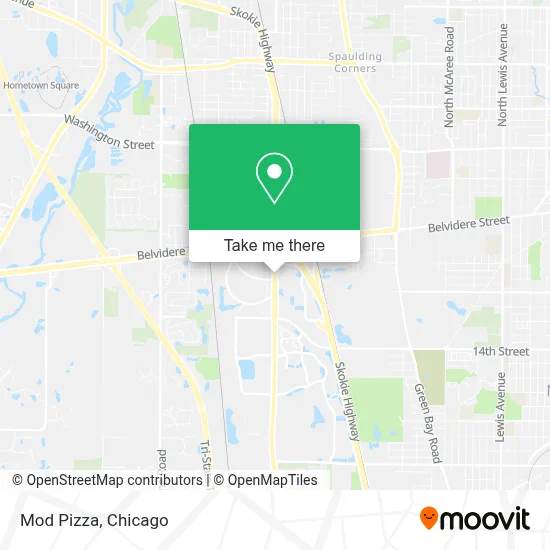 Mod Pizza map