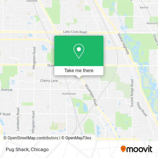Pug Shack map