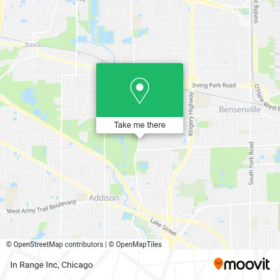 In Range Inc map