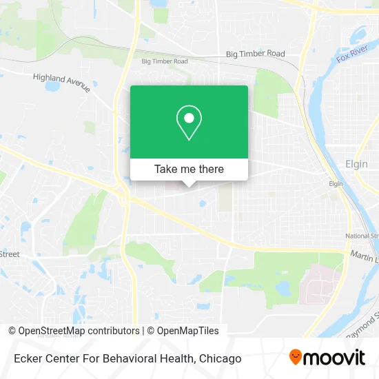 Ecker Center For Behavioral Health map