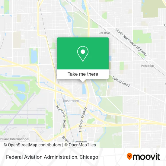 Federal Aviation Administration map