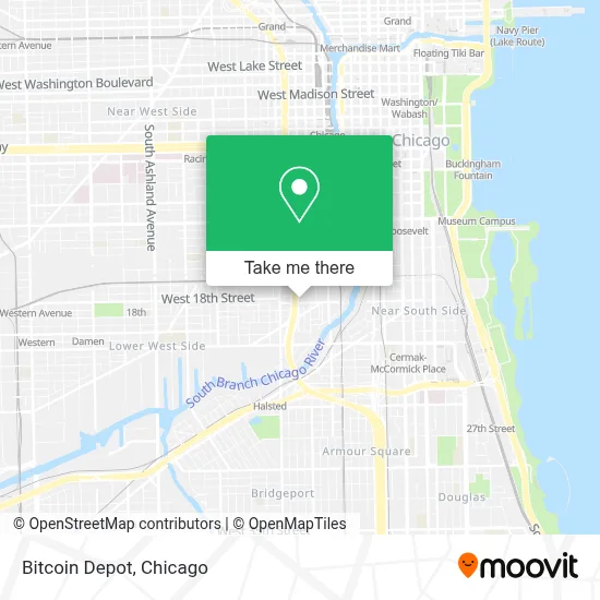 Bitcoin Depot map