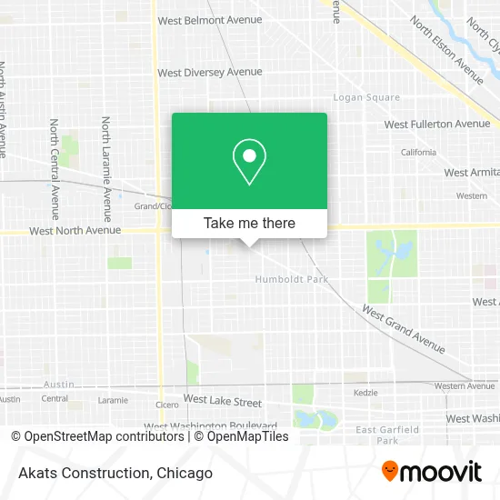 Akats Construction map