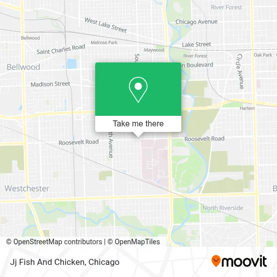 Jj Fish And Chicken map