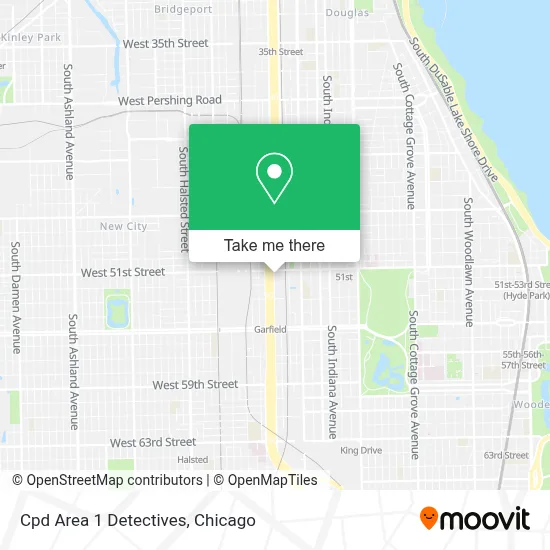 Cpd Area 1 Detectives map
