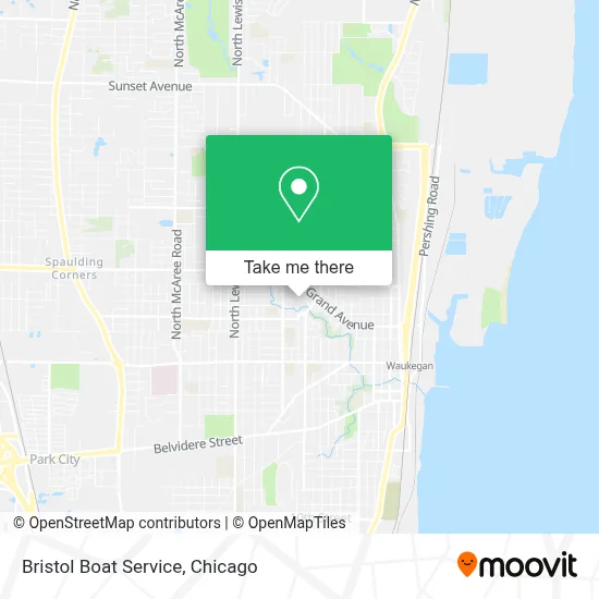 Bristol Boat Service map