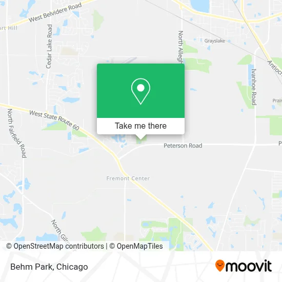 Behm Park map