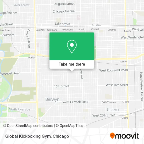 Global Kickboxing Gym map