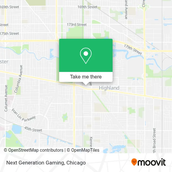 Next Generation Gaming map