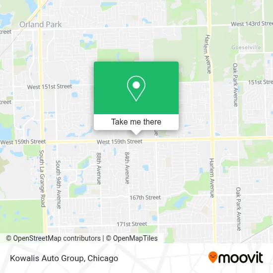 Kowalis Auto Group map
