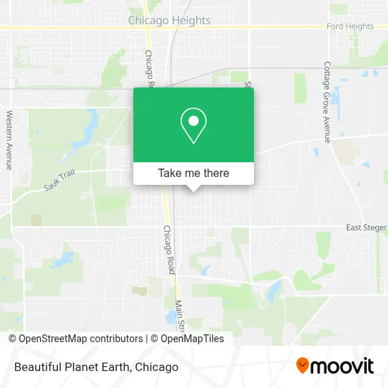 Beautiful Planet Earth map