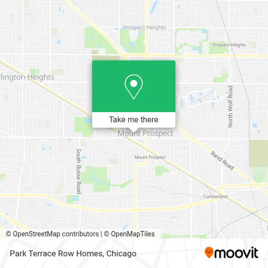 Park Terrace Row Homes map