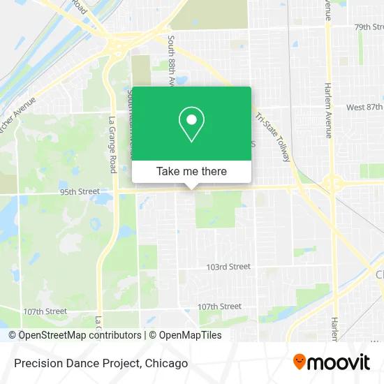 Precision Dance Project map