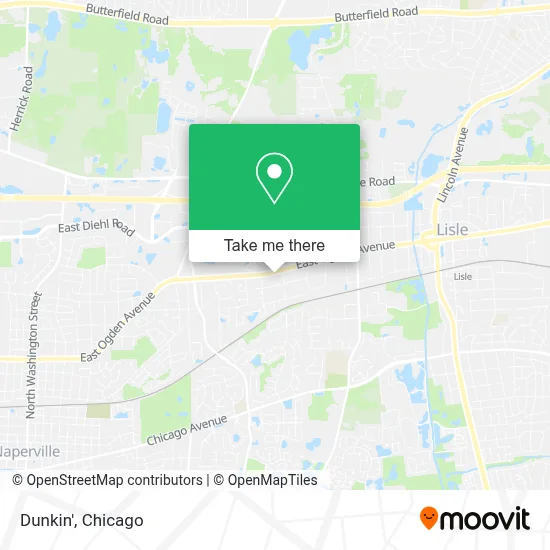 Dunkin' map
