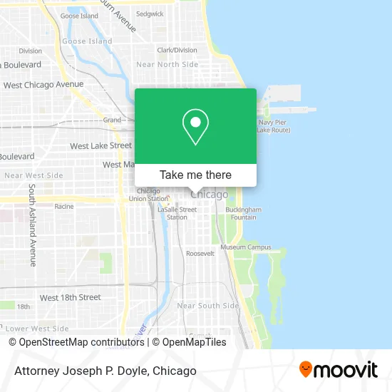 Attorney Joseph P. Doyle map