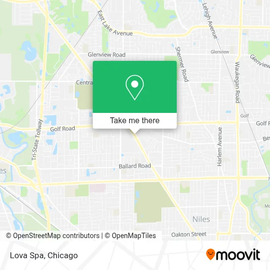 Lova Spa map