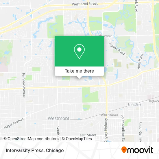 Intervarsity Press map