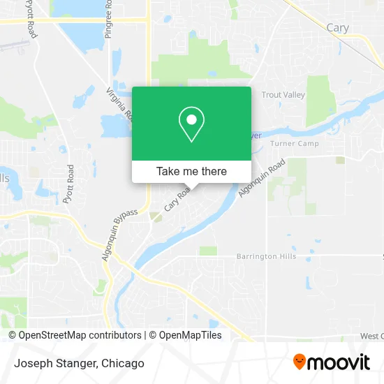 Joseph Stanger map
