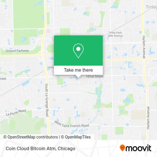 Coin Cloud Bitcoin Atm map