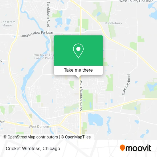 Cricket Wireless map