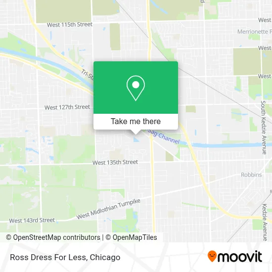 Ross Dress For Less map