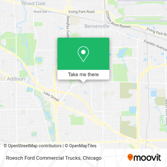 Roesch Ford Commercial Trucks map