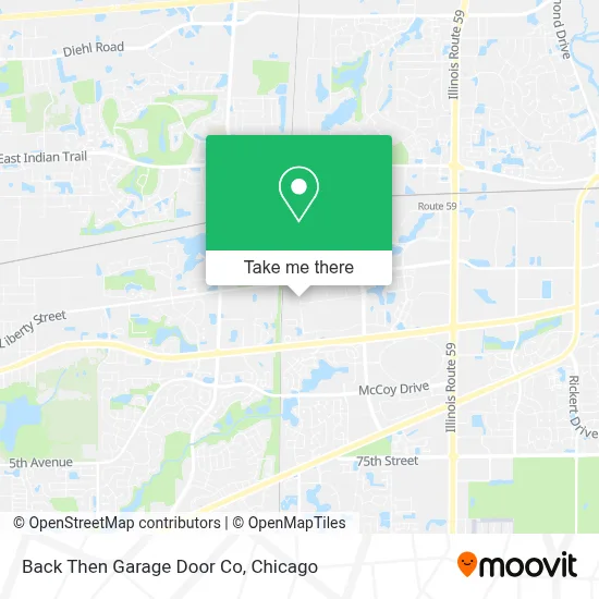 Back Then Garage Door Co map