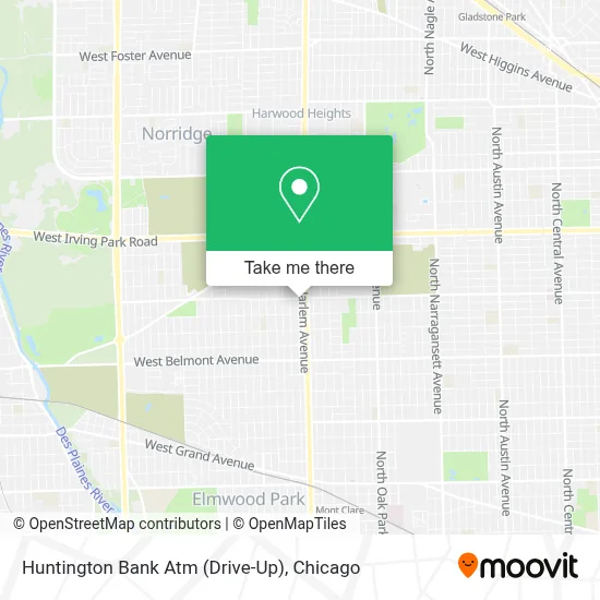 Huntington Bank Atm (Drive-Up) map