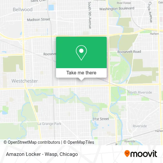 Amazon Locker - Wasp map