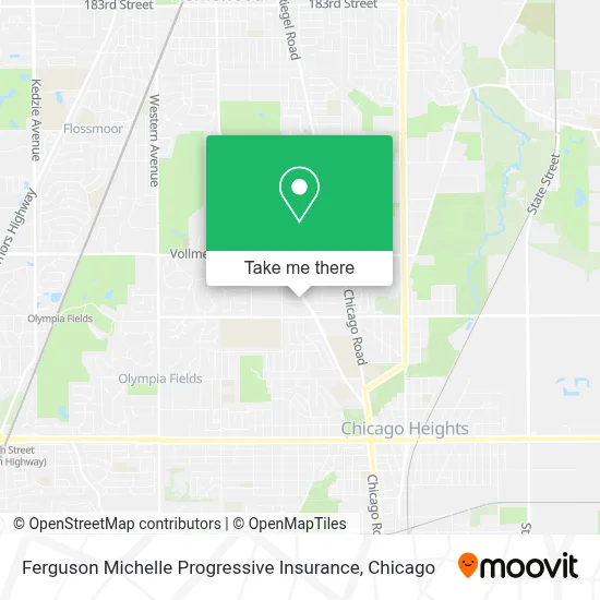 Ferguson Michelle Progressive Insurance map