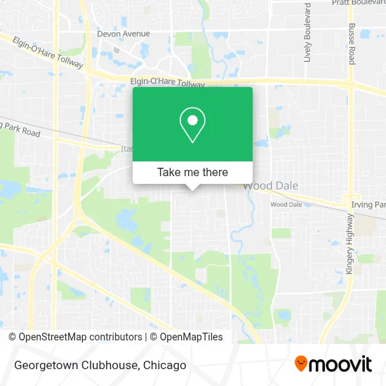 Georgetown Clubhouse map