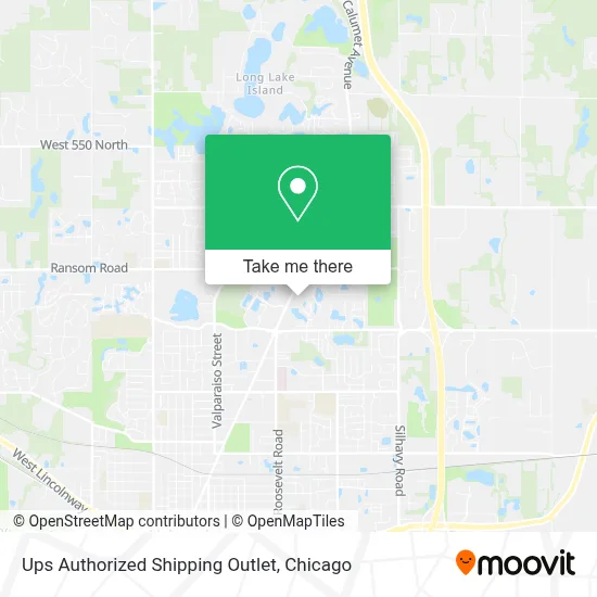 Ups Authorized Shipping Outlet map