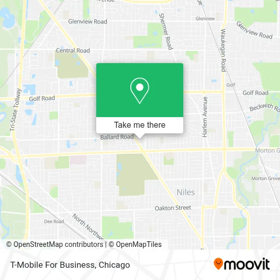 T-Mobile For Business map