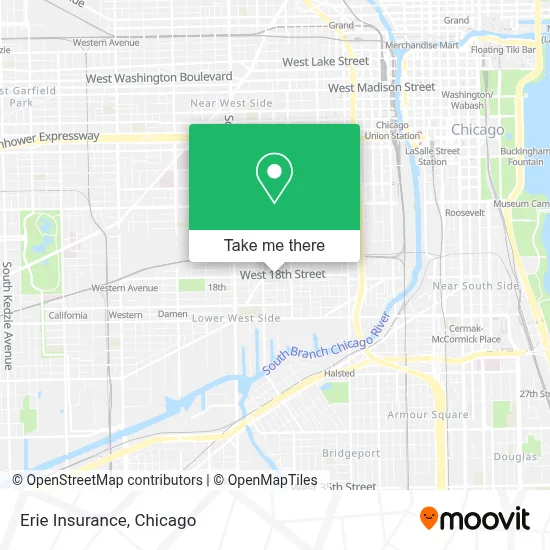 Erie Insurance map