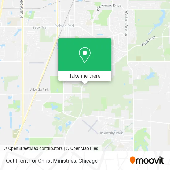 Out Front For Christ Ministries map