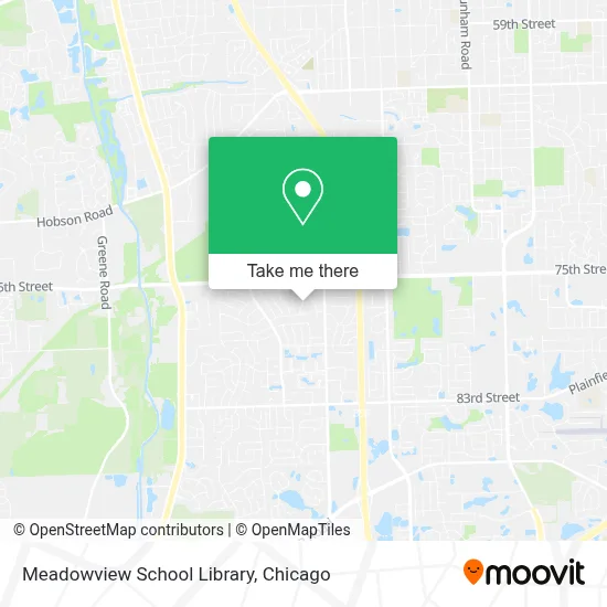 Meadowview School Library map