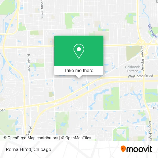Roma Hired map