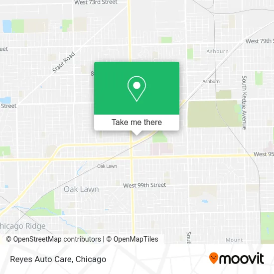Reyes Auto Care map