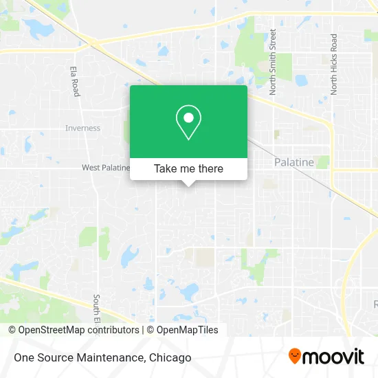One Source Maintenance map
