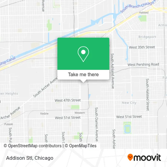 Addison Stl map