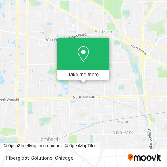 Fiberglass Solutions map