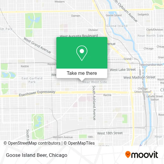 Goose Island Beer map