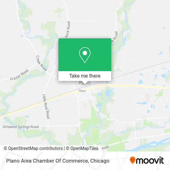 Plano Area Chamber Of Commerce map
