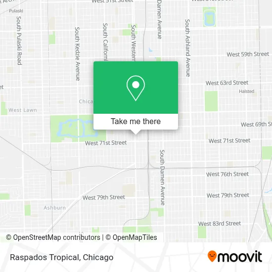 Raspados Tropical map