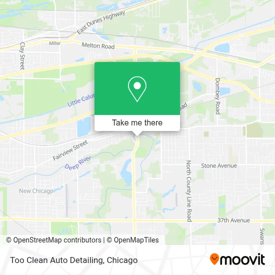 Too Clean Auto Detailing map