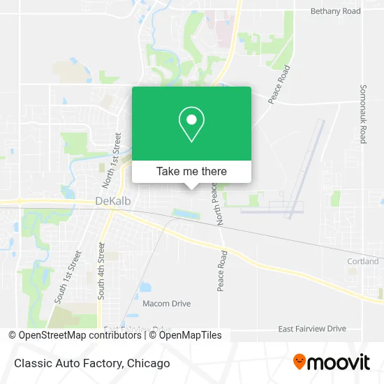 Classic Auto Factory map