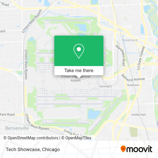 Tech Showcase map