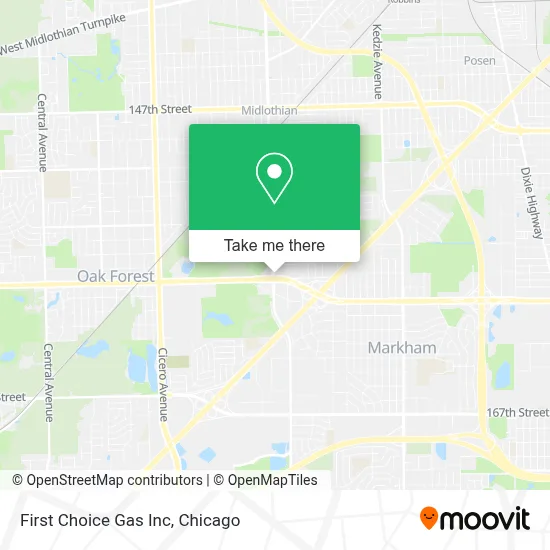 First Choice Gas Inc map