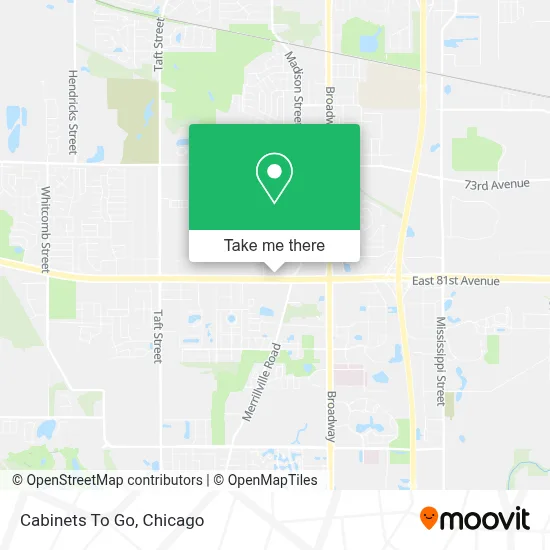 Cabinets To Go map