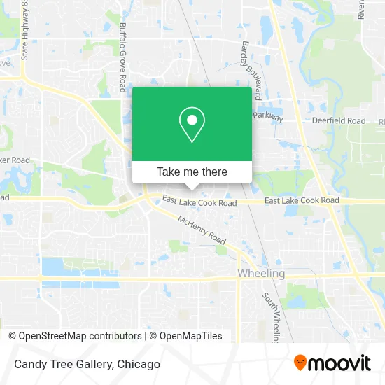 Candy Tree Gallery map